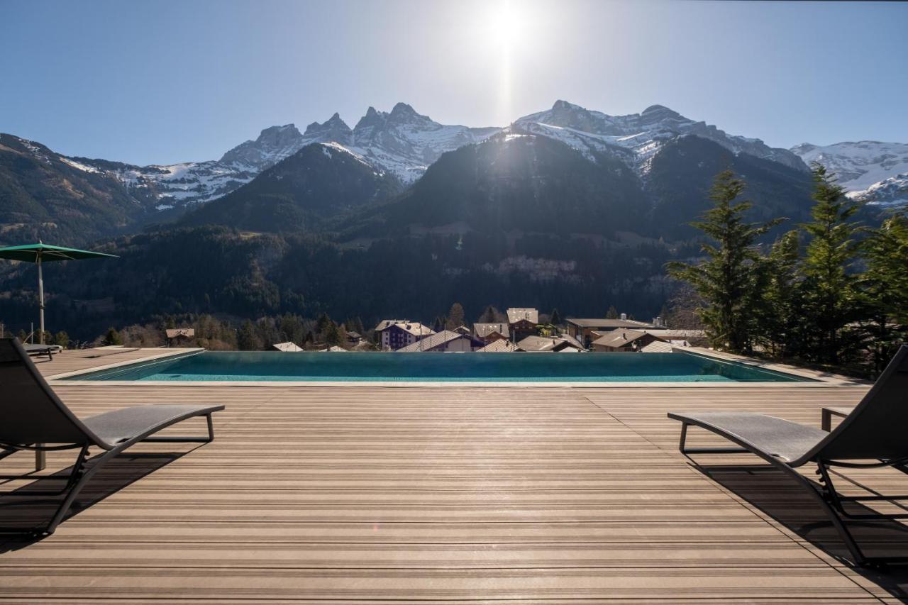 Hotel National Resort & Spa Champéry Exteriör bild